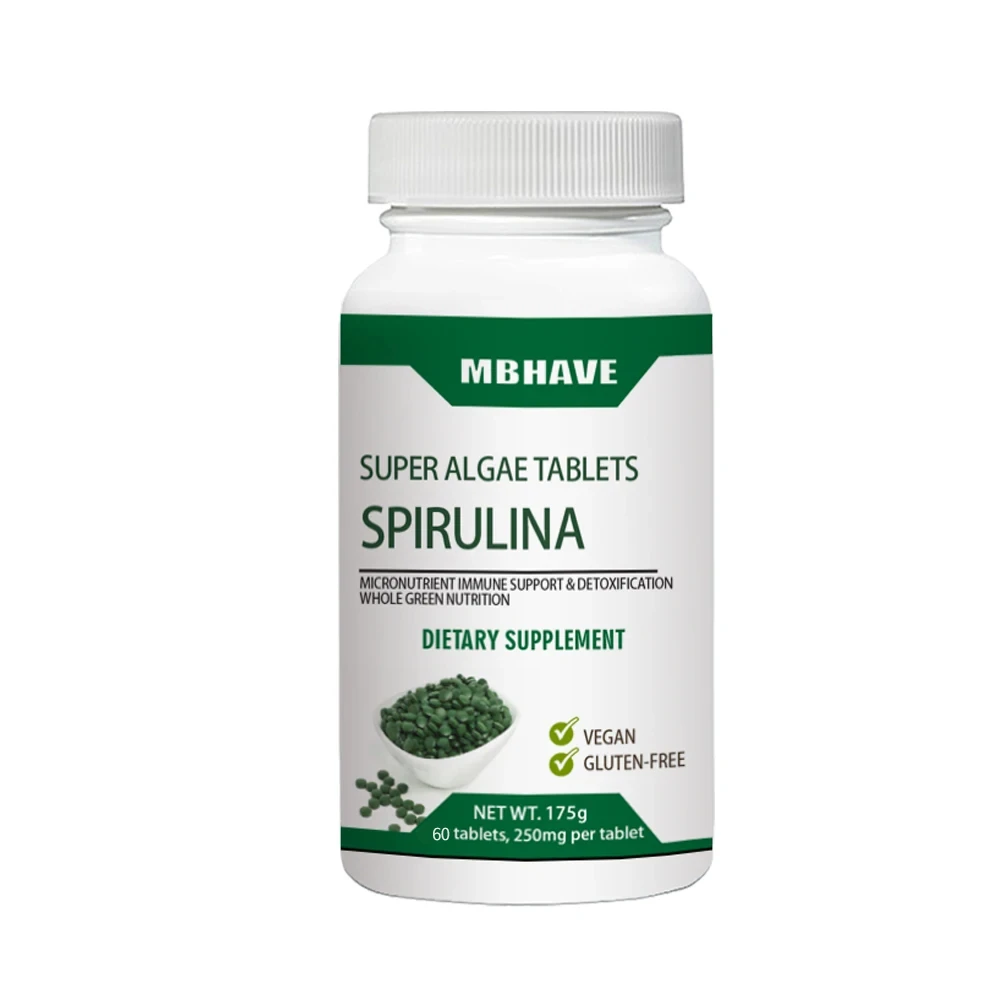 Spirulina Tablet Organic - duża oferta Darmowa wysyłka Naturalny zanieczyszczeń