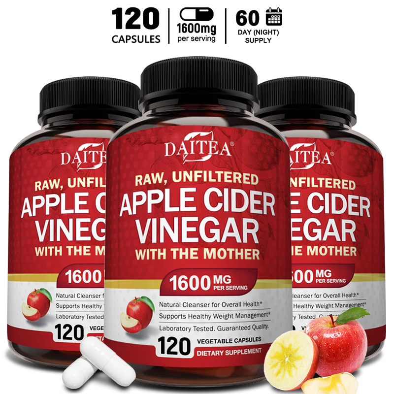Apple Cider Vinegar Pill - Ocet jabłkowy 1600 mg z matką