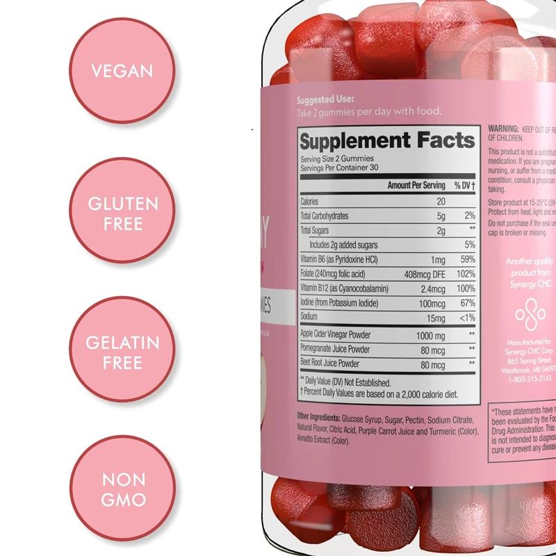 60 żelków z octem jabłkowym na – Apple Cider Vinegar Pill recenzja i cena