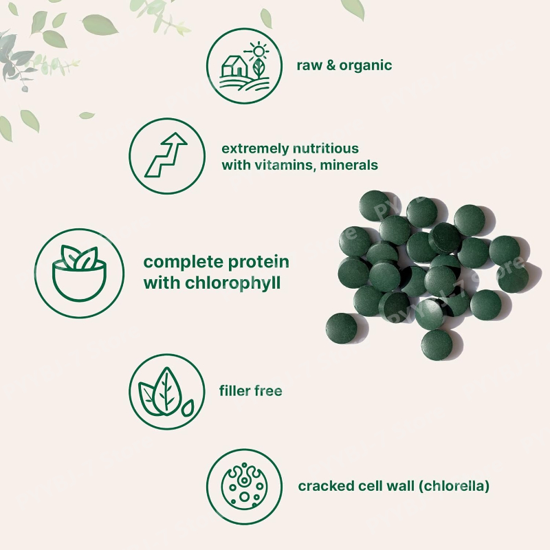 Tabletki Spirulina Chlorella O – Spirulina Tablet Organic recenzja i cena
