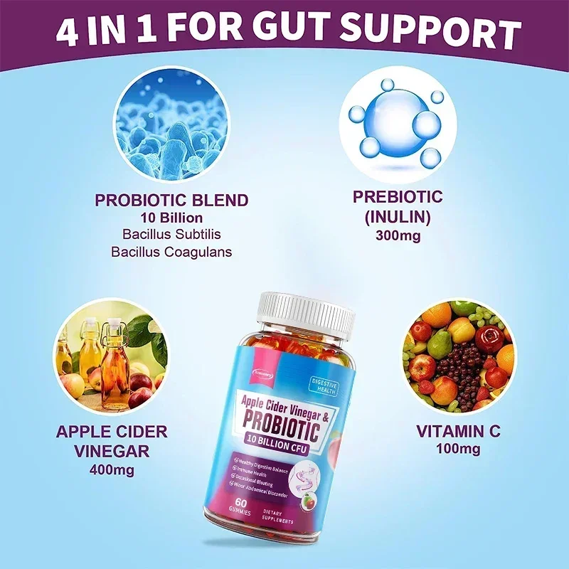 Probiotyczne żelki - zawierają – Apple Cider Vinegar Pill recenzja i cena