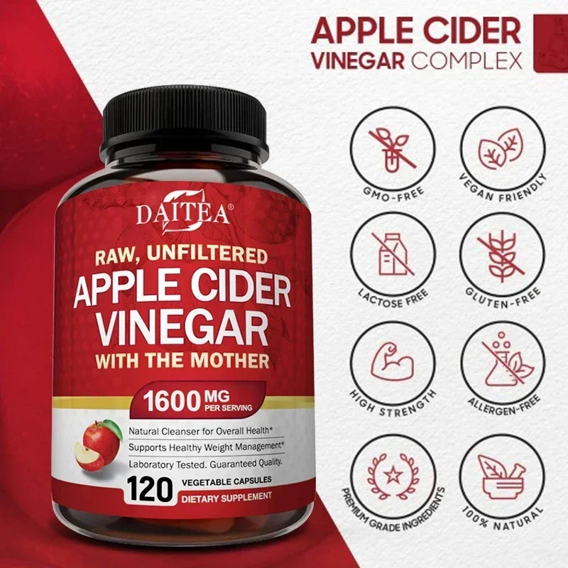 Ocet jabłkowy 1600 mg z matką  – Apple Cider Vinegar Pill recenzja i cena