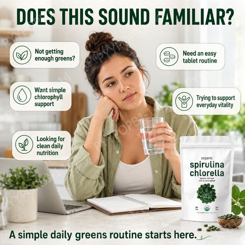 Organiczne tabletki spiruliny  – Spirulina Tablet Organic recenzja i cena
